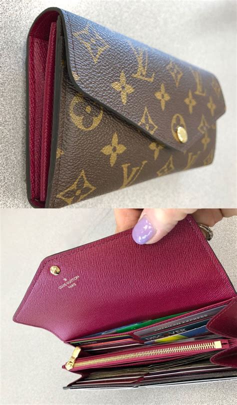 louis vuitton red sarah wallet|sarah wallet louis vuitton review.